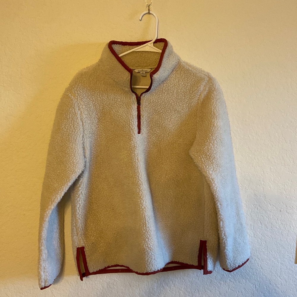 LL Bean Signature Sherpa Quarter Zip